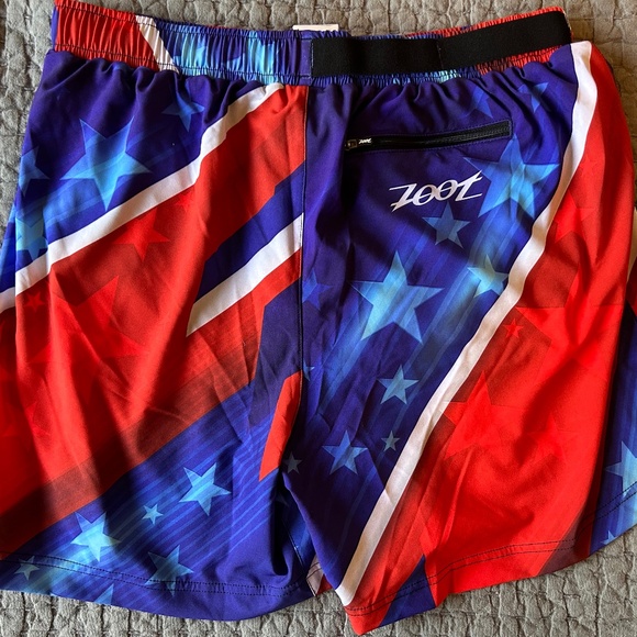 NWT Men's Team USA Zoot LTD 5" Run Short - Picture 2 of 3